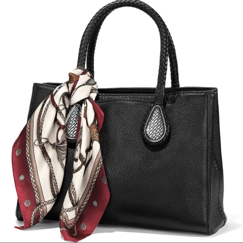 Brighton Leather “Margot” Ferrara Scarf Tote